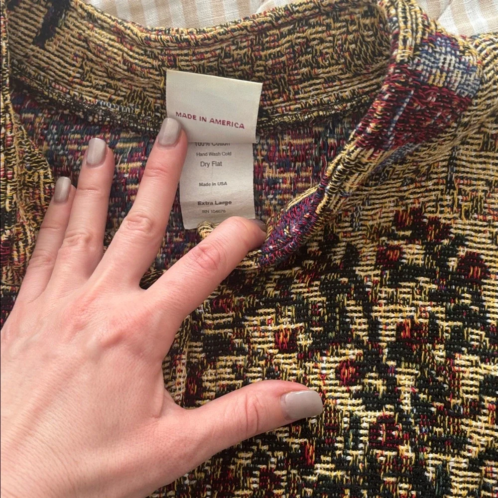 Vintage Sugar Street Weavers Jacket! Gorgeous and rare! Size XL! Made in USA! - Picture 4 of 4